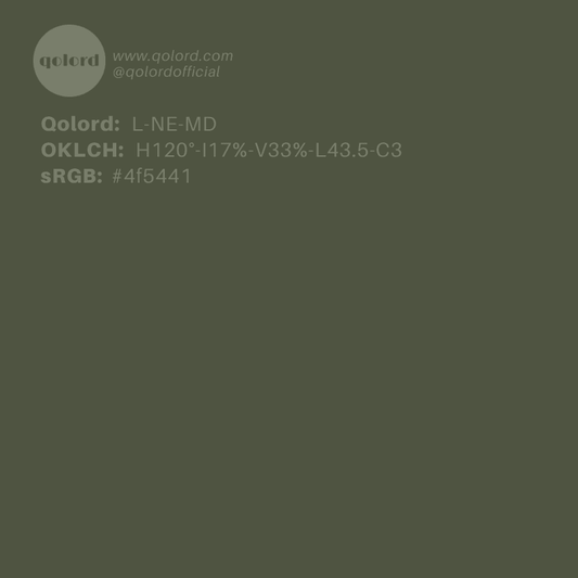 Medium-Dark Neutral Lime | L-NE-MD