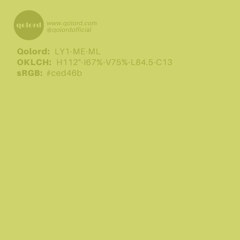 Medium-Light Medium Lime | LY1-ME-ML
