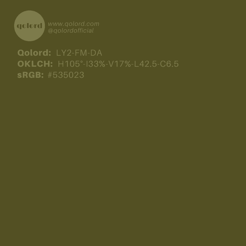 Dark Fully-Muted Yellow | LY2-FM-DA