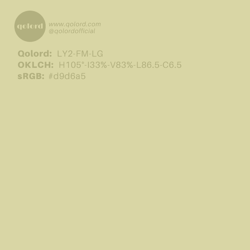 Lightened Fully-Muted Yellow | LY2-FM-LG