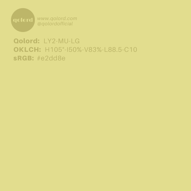 Lightened Muted Yellow | LY2-MU-LG