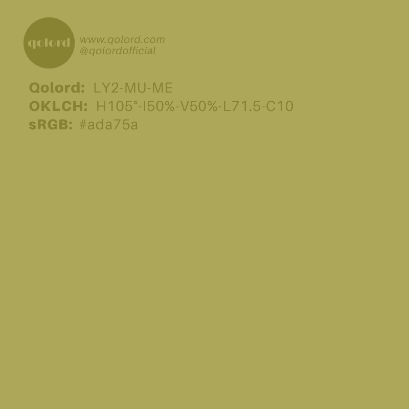Medium Muted Yellow | LY2-MU-ME