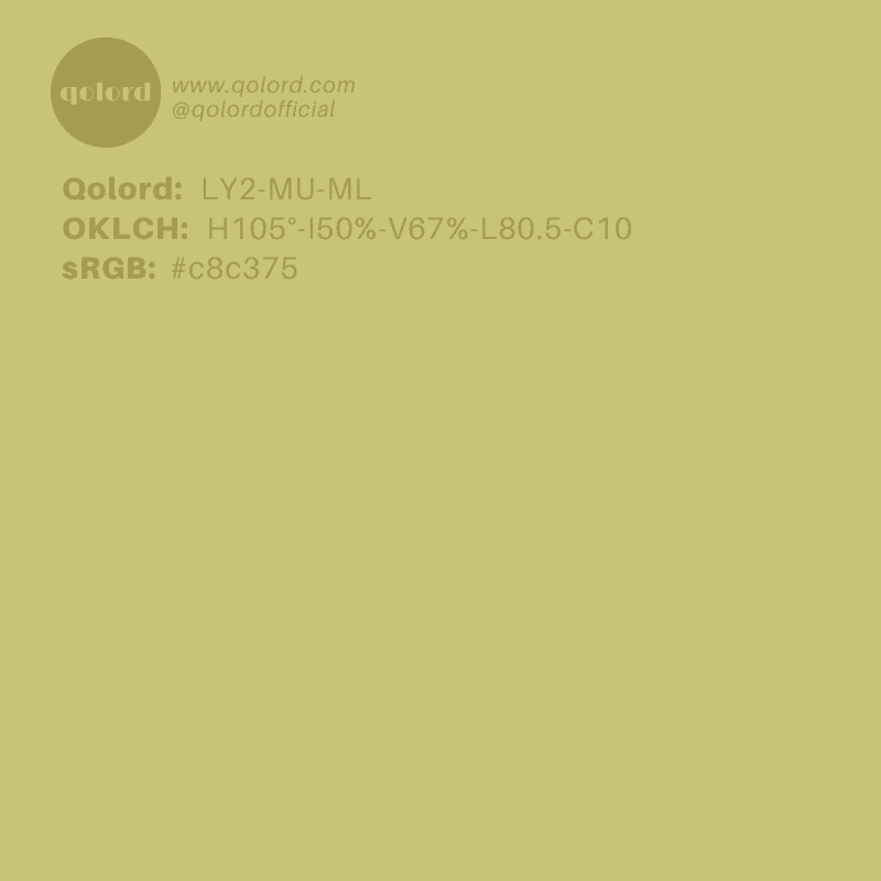 Medium-Light Muted Yellow | LY2-MU-ML