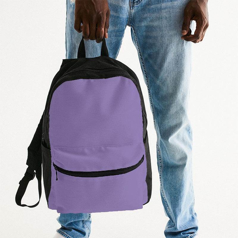 Lavender Canvas Backpack (PU-ME-LI) - Man Holding