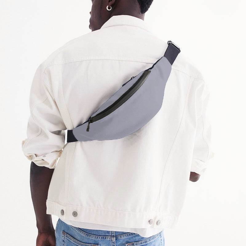 Lavender Gray Belt Bag (PUI2-NE-LG) - Man Back
