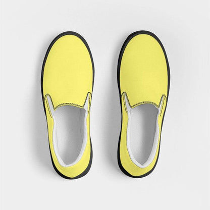 Lemon Men's Slip-On Canvas Sneakers (LY2-CL-LI) - Top