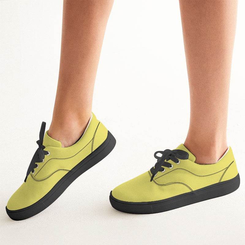 Lemon Women's Canvas Sneakers (LY2-CL-LI) - Woman CloseUp