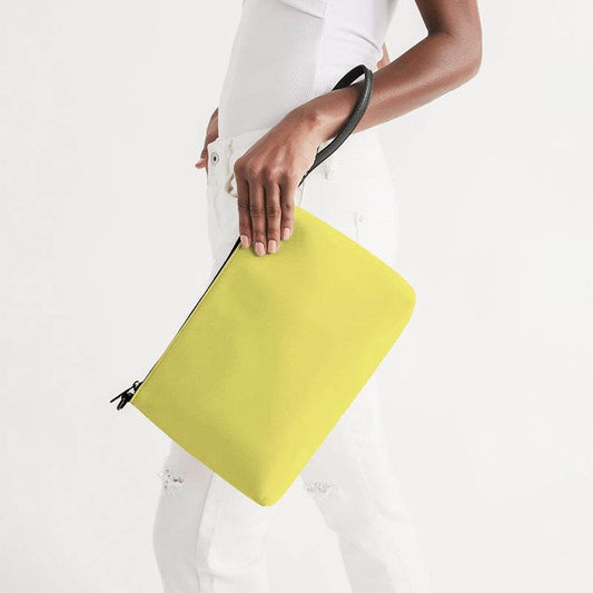 Lemon Zip Pouch (LY2-CL-LI) - Side Holding