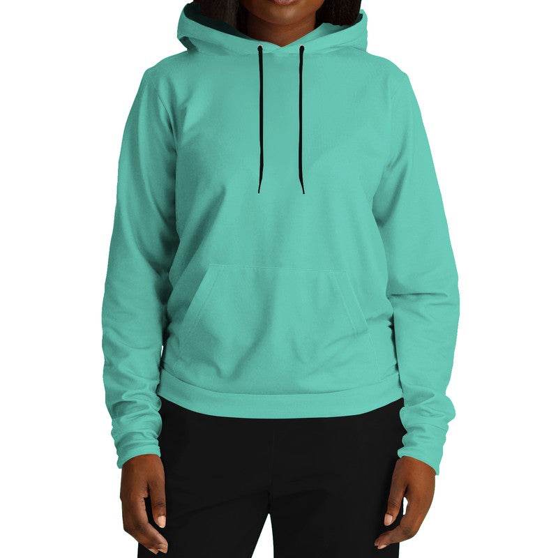 Light Clear Blue-Green Hoodie (BG-CL-LI) - Woman Front