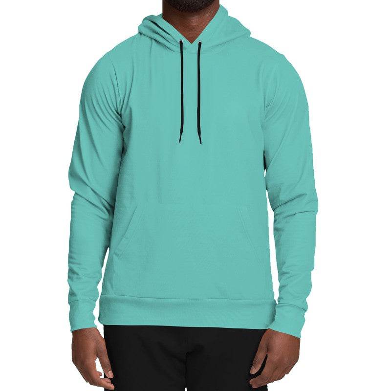 Light Clear Blue-Green Hoodie (CBG3-CL-LI) - Man Front