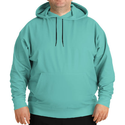 Light Clear Blue-Green Hoodie PLUS (CBG3-CL-LI) - Man Front PLUS