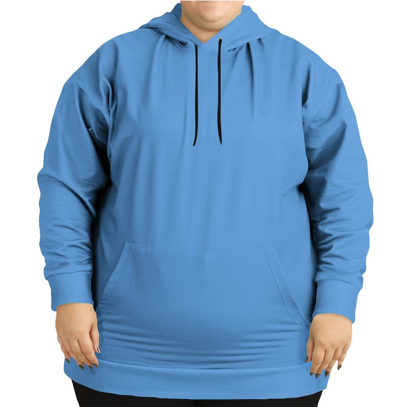 Light Clear Blue Hoodie PLUS (IB3-CL-LI) - Woman Front PLUS
