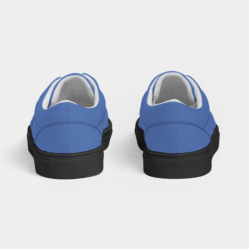 Light Clear Blue Women's Canvas Sneakers (IB1-CL-LI) - Back