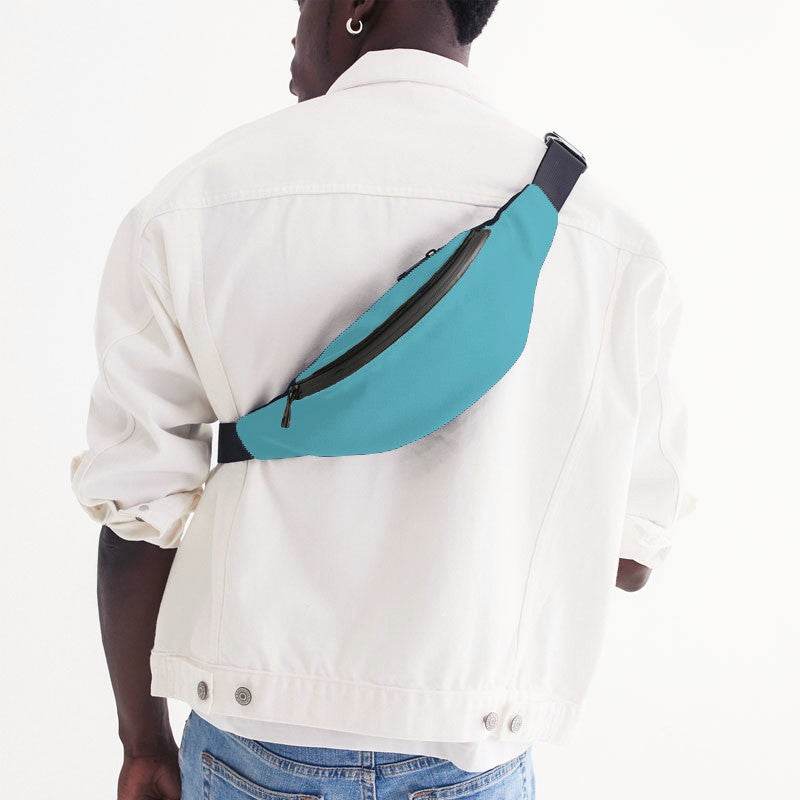 Light Clear Cyan Belt Bag (C-CL-LI) - Man Back