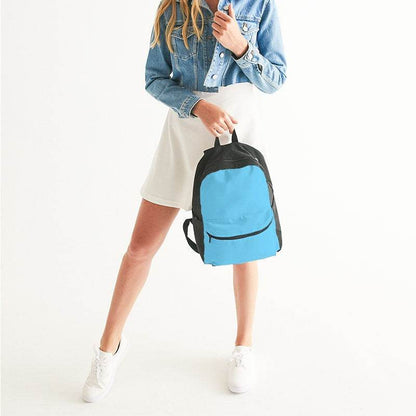 Light Clear Cyan Canvas Backpack (BC2-CL-LI) - Woman