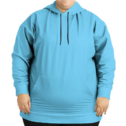 Light Clear Cyan Hoodie PLUS (BC2-CL-LI) - Woman Front PLUS