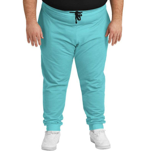 Light Clear Cyan Joggers PLUS (CBG1-CL-LI) - Man Front PLUS
