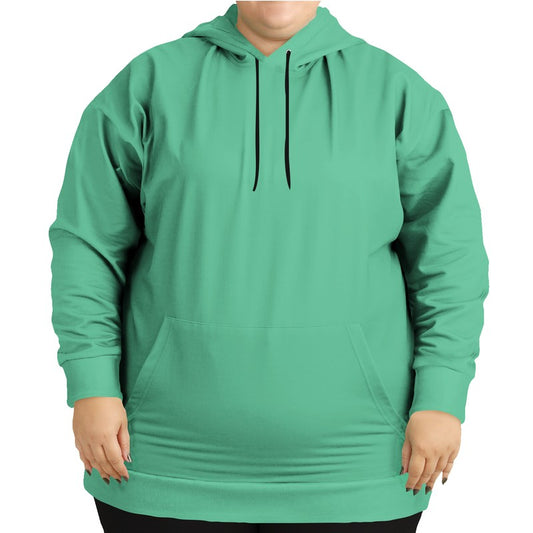 Light Clear Green Hoodie PLUS (BGG2-CL-LI) - Woman Front PLUS