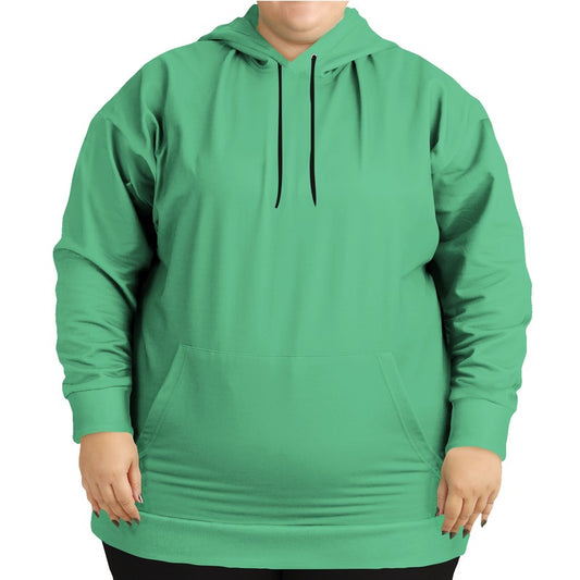 Light Clear Green Hoodie PLUS (BGG3-CL-LI) - Woman Front PLUS