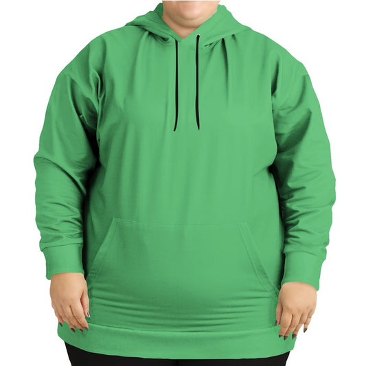 Light Clear Green Hoodie PLUS (G-CL-LI) - Woman Front PLUS