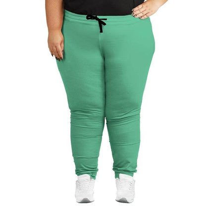 Light Clear Green Joggers PLUS (BGG2-CL-LI) - Woman Front PLUS