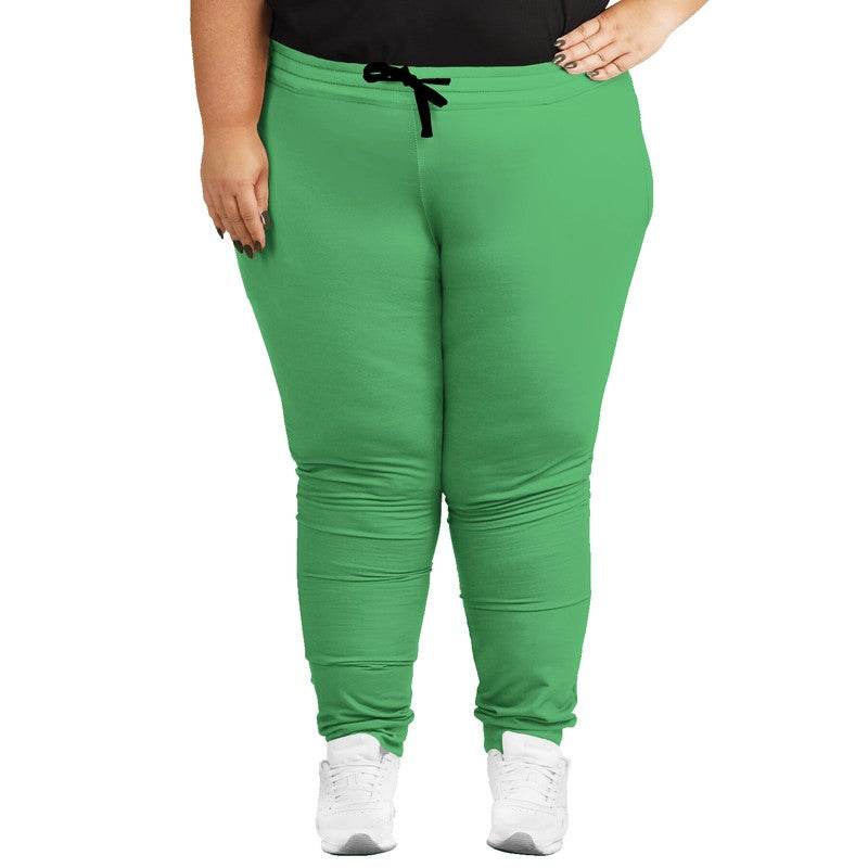 Light Clear Green Joggers PLUS (G-CL-LI) - Woman Front PLUS