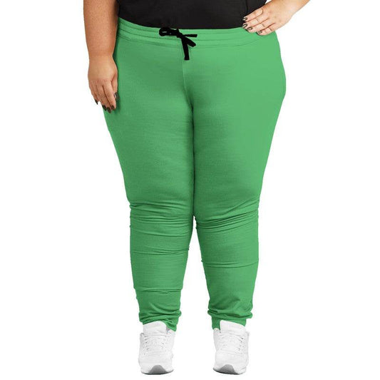 Light Clear Green Joggers PLUS (G-CL-LI) - Woman Front PLUS
