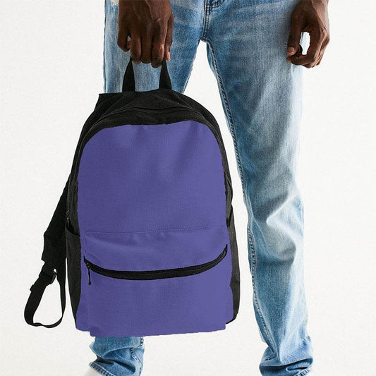 Light Clear Indigo Canvas Backpack (PUI2-CL-LI) - Man Holding