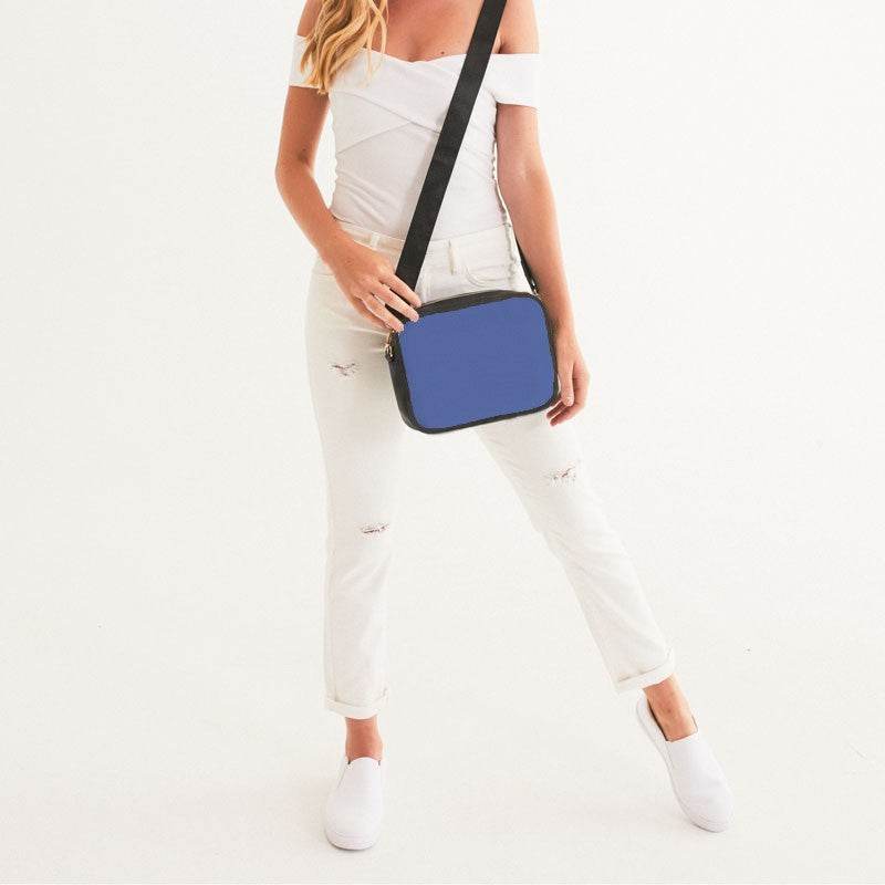 Light Clear Indigo Crossbody Bag (I-CL-LI) - Woman Front
