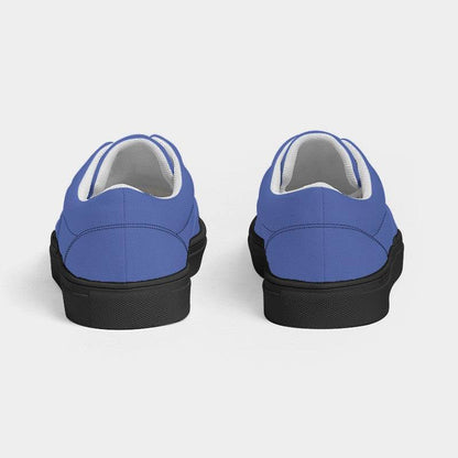 Light Clear Indigo Men's Canvas Sneakers (I-CL-LI) - Back
