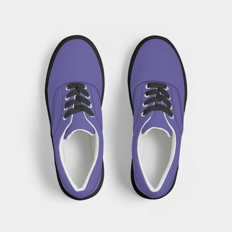 Light Clear Indigo Men's Canvas Sneakers (PUI2-CL-LI) - Top
