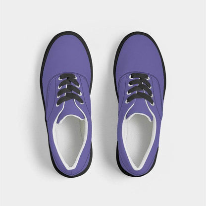 Light Clear Indigo Men's Canvas Sneakers (PUI2-CL-LI) - Top