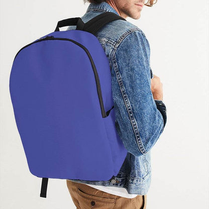 Light Clear Indigo Waterproof Backpack (PUI3-CL-LI) - Man CloseUp