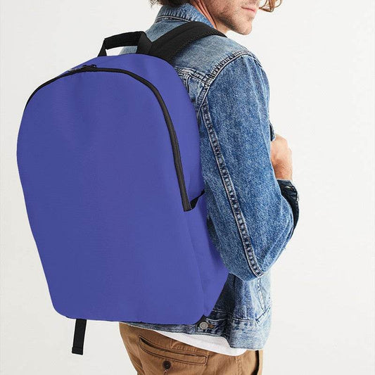 Light Clear Indigo Waterproof Backpack (PUI3-CL-LI) - Man CloseUp