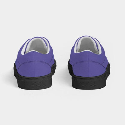 Light Clear Indigo Women's Canvas Sneakers (PUI2-CL-LI) - Back