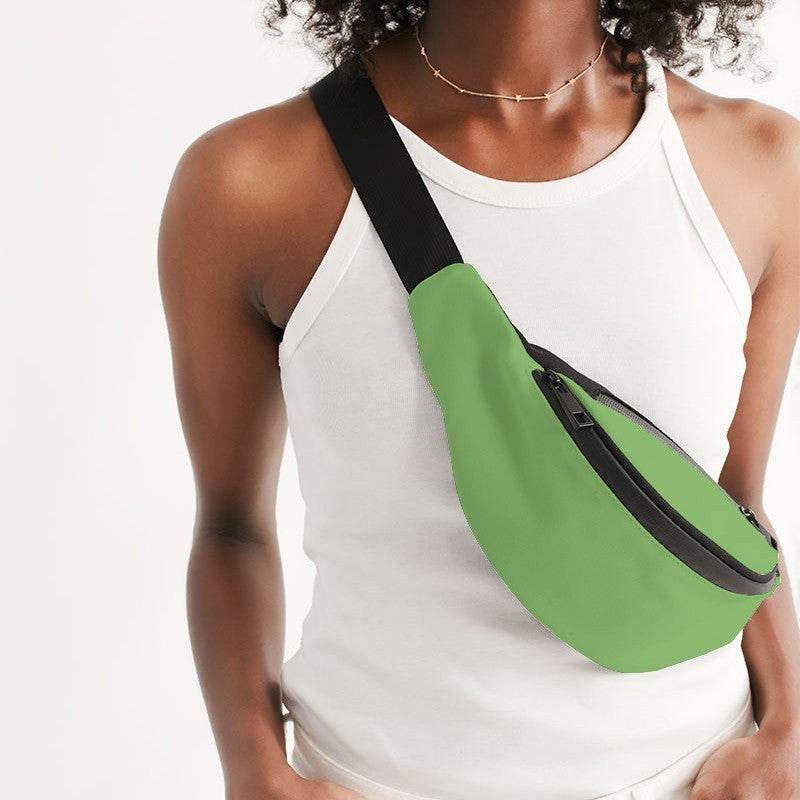 Light Clear Lime Belt Bag (GL2-CL-LI) - Woman Front CloseUp