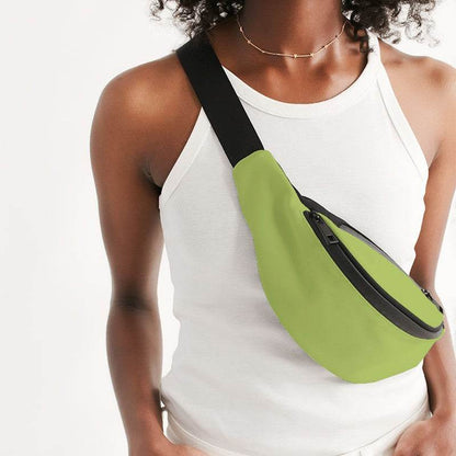 Light Clear Lime Belt Bag (L-CL-LI) - Woman Front CloseUp