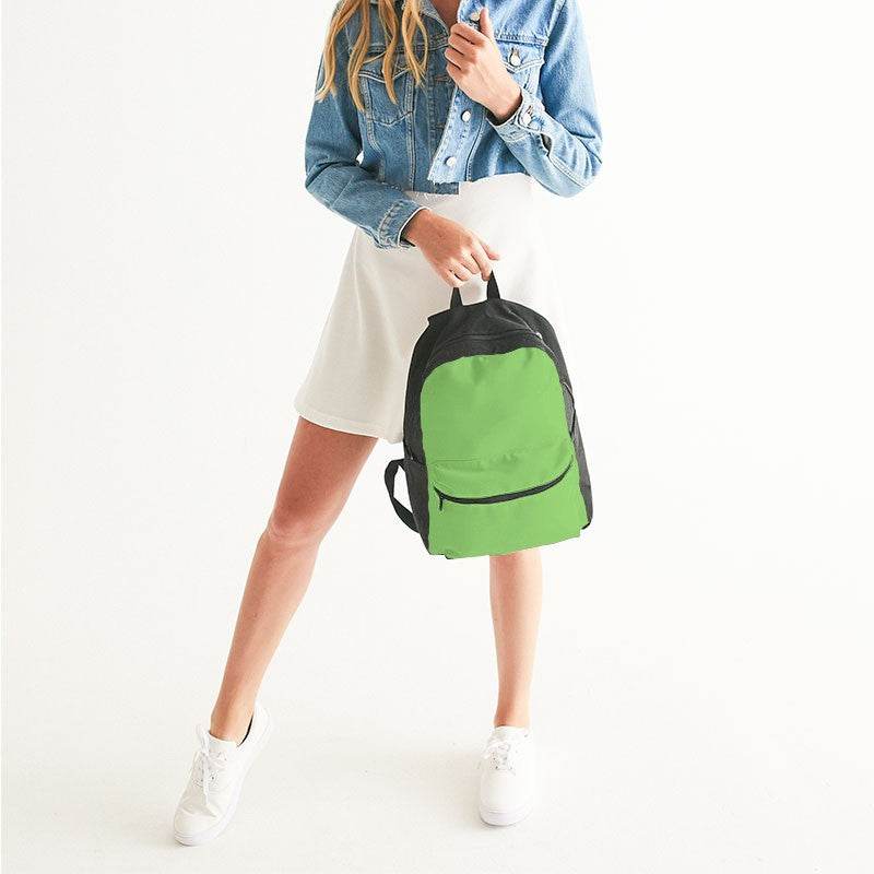 Light Clear Lime Canvas Backpack (GL2-CL-LI) - Woman