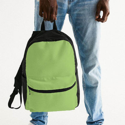 Light Clear Lime Canvas Backpack (GL3-CL-LI) - Man Holding