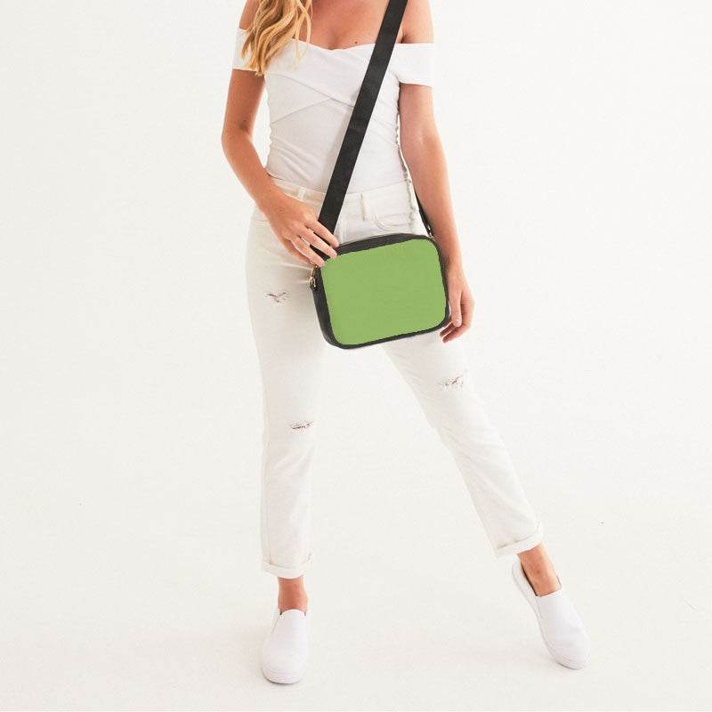 Light Clear Lime Crossbody Bag (GL3-CL-LI) - Woman Front