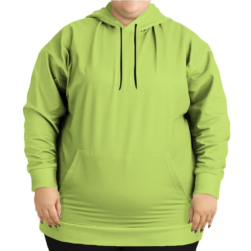 Light Clear Lime Hoodie PLUS (L-CL-LI) - Woman Front PLUS