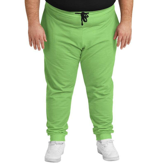 Light Clear Lime Joggers PLUS (GL2-CL-LI) - Man Front PLUS