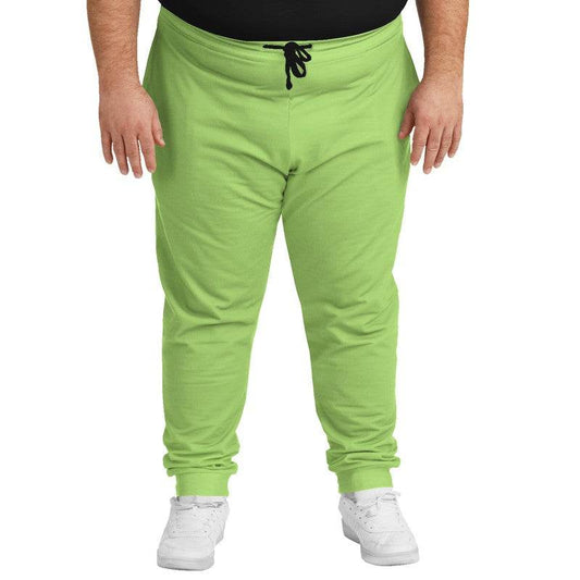 Light Clear Lime Joggers PLUS (GL3-CL-LI) - Man Front PLUS