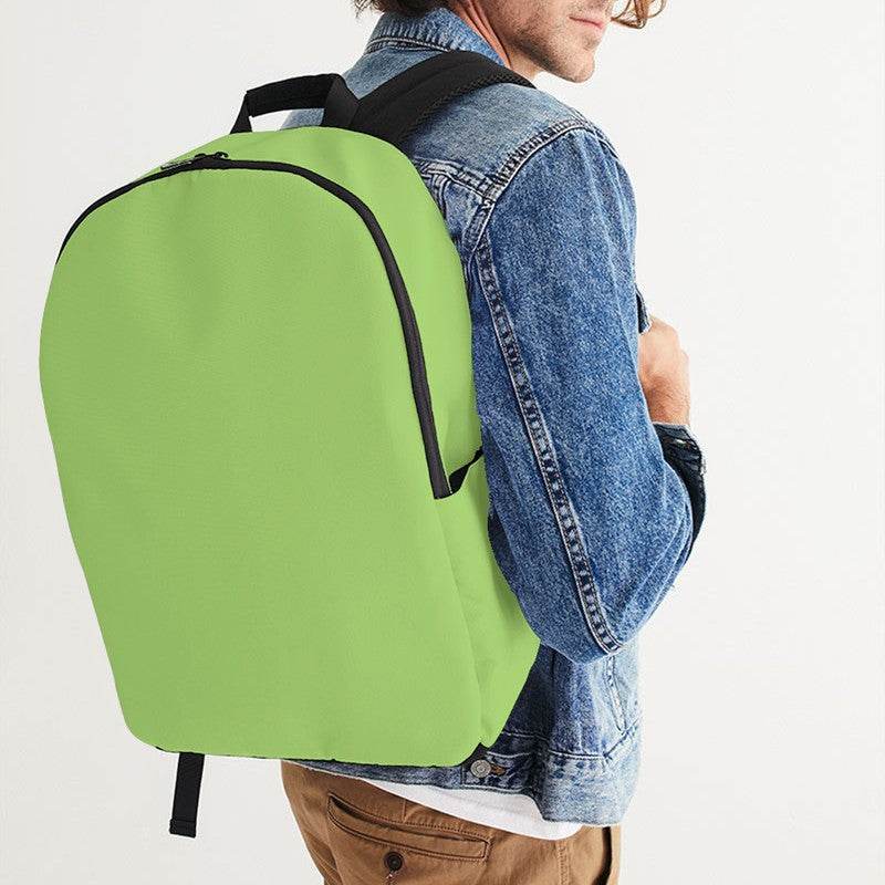 Light Clear Lime Waterproof Backpack (GL3-CL-LI) - Man CloseUp