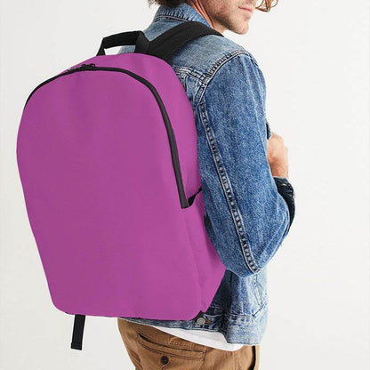Light Clear Magenta Waterproof Backpack (PIM3-CL-LI) - Man CloseUp