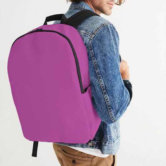 Light Clear Magenta Waterproof Backpack (PIM3-CL-LI) - Man CloseUp