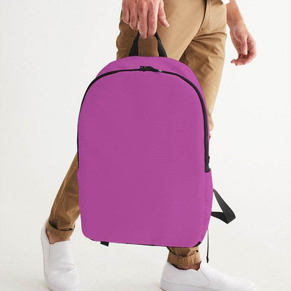 Light Clear Magenta Waterproof Backpack (PIM3-CL-LI) - Man Holding CloseUp