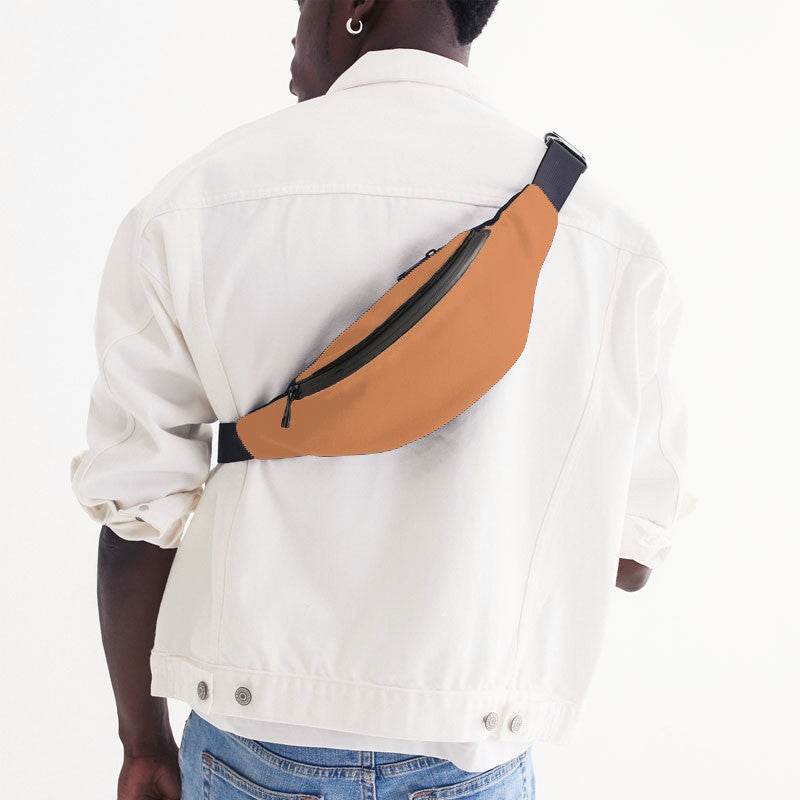 Light Clear Orange Belt Bag (OR1-CL-LI) - Man Back