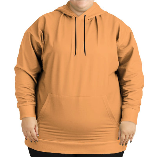 Light Clear Orange Hoodie PLUS (O-CL-LI) - Woman Front PLUS