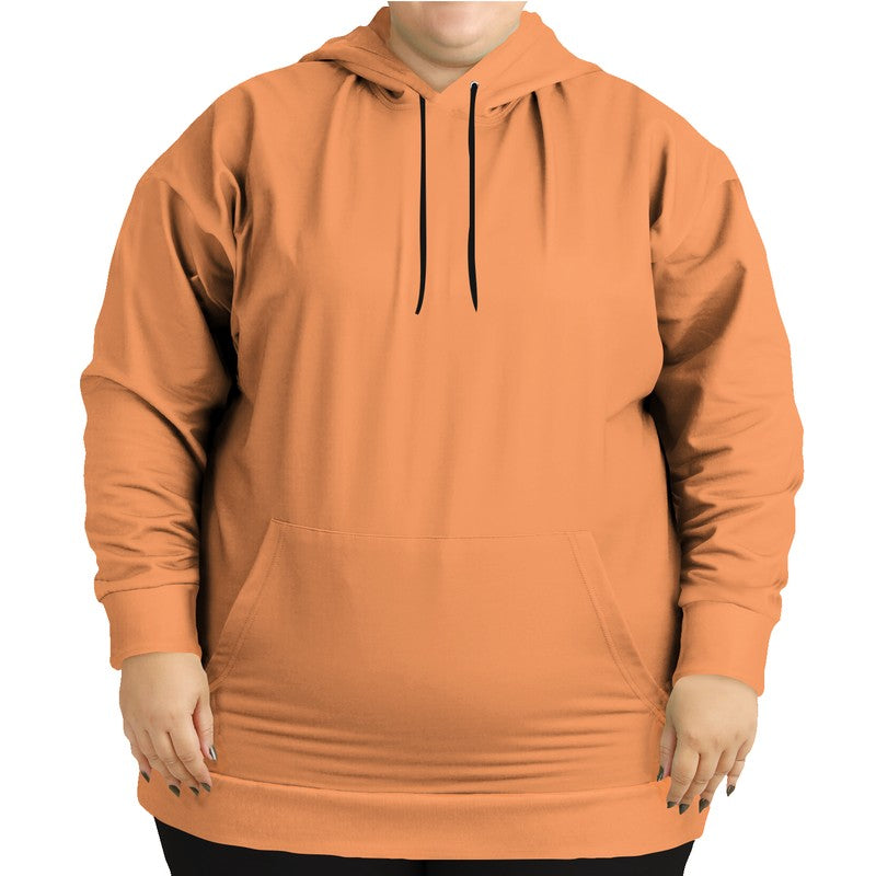 Light Clear Orange Hoodie PLUS (OR1-CL-LI) - Woman Front PLUS